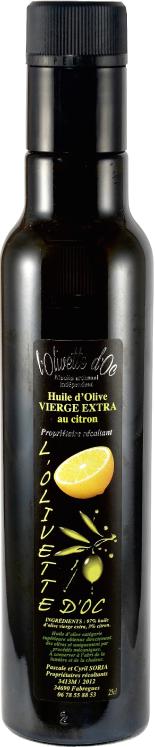 Huile d'olive vierge extra citron