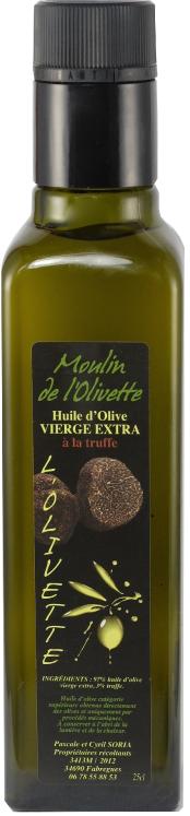 Huile d'olive vierge extra à la truffe